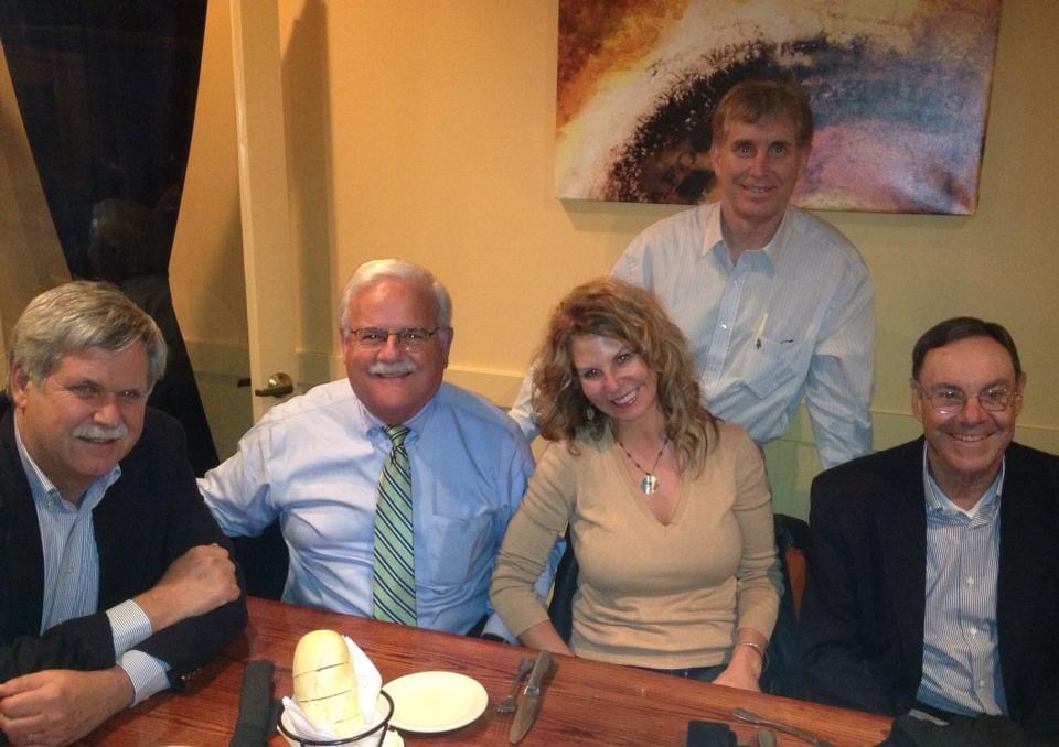 2014 February - Pre-Board meeting dinner (Alex Young, Philip Brown, Kathleen Cannon, Bob Thompson)