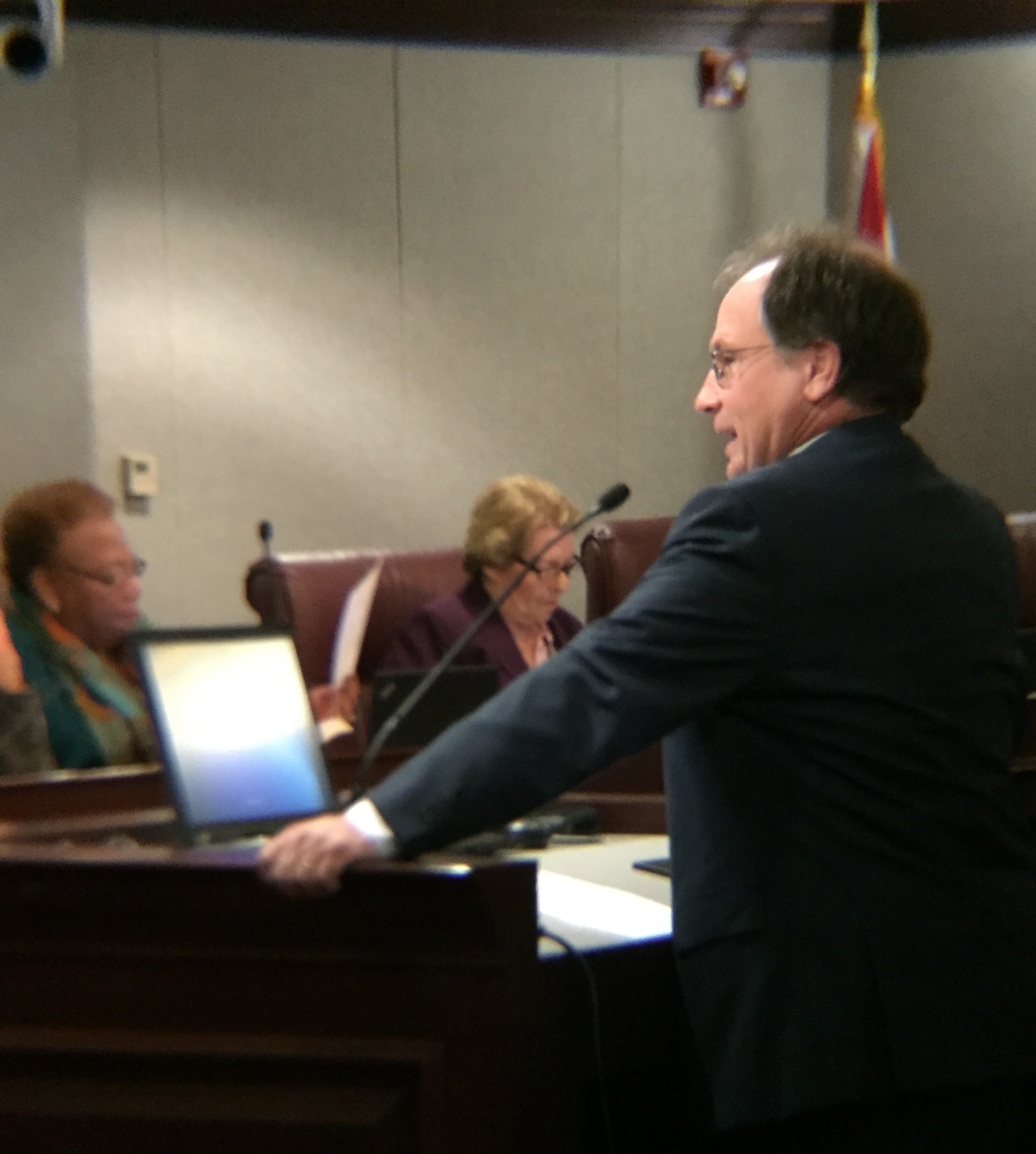 2016 Ted Granger testifying before a legislative committee