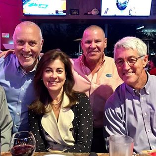 2018 Board and CEO dinner (Rob Rains, Maria Alonso, Bill Gair, Andy Griffiths)