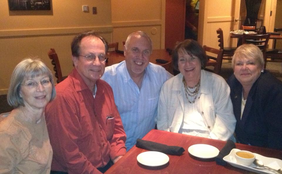 2014 Pre-Board & CEO Meeting dinner (Rita Dopp, Ted Granger, Rob Rains, Toni James, Kathy Jones)