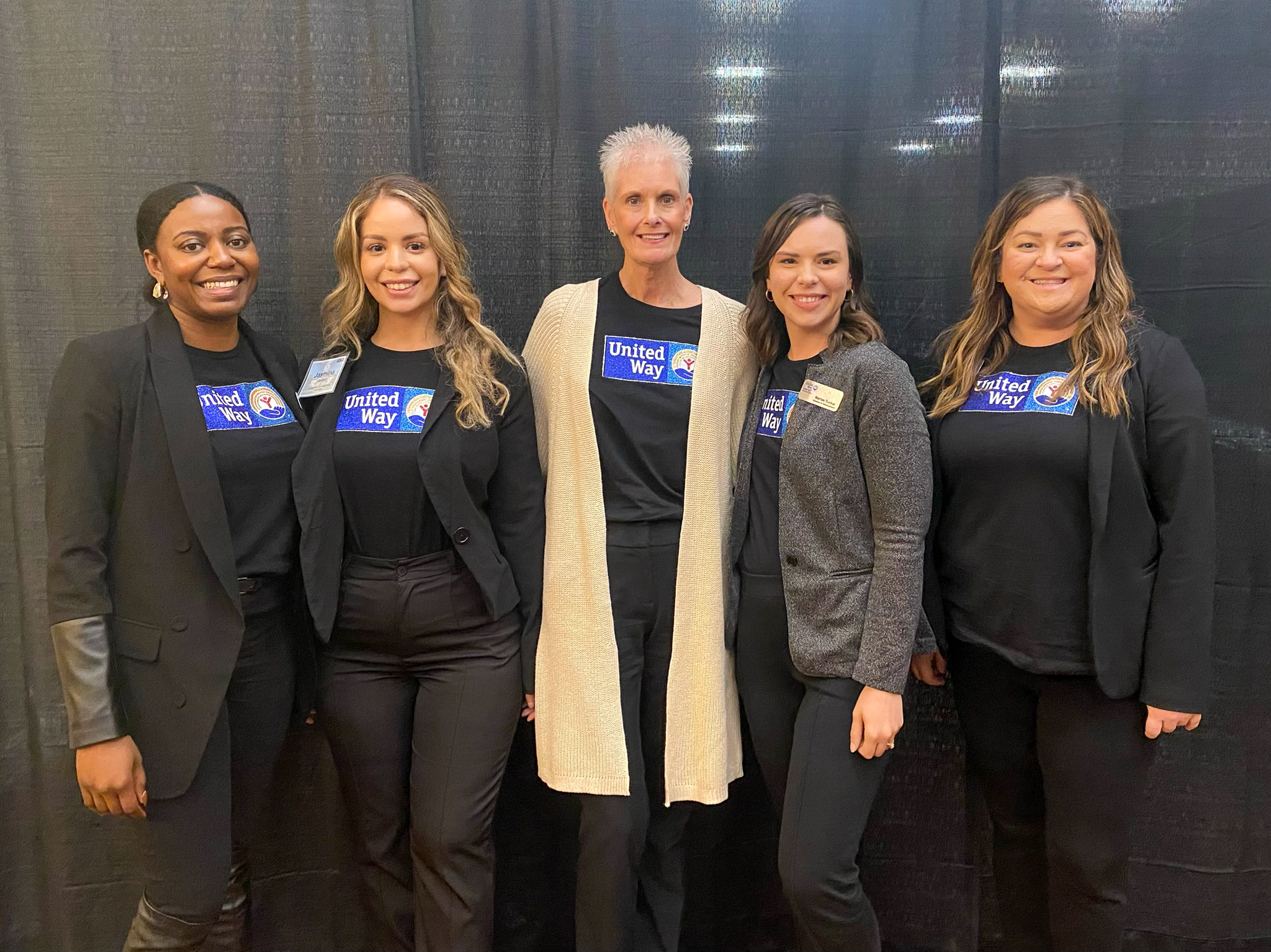 Kelly Jasen (far right), Pres. & CEO, UW Emerald Coast, with volunteers and staff at Capitol Days 2022