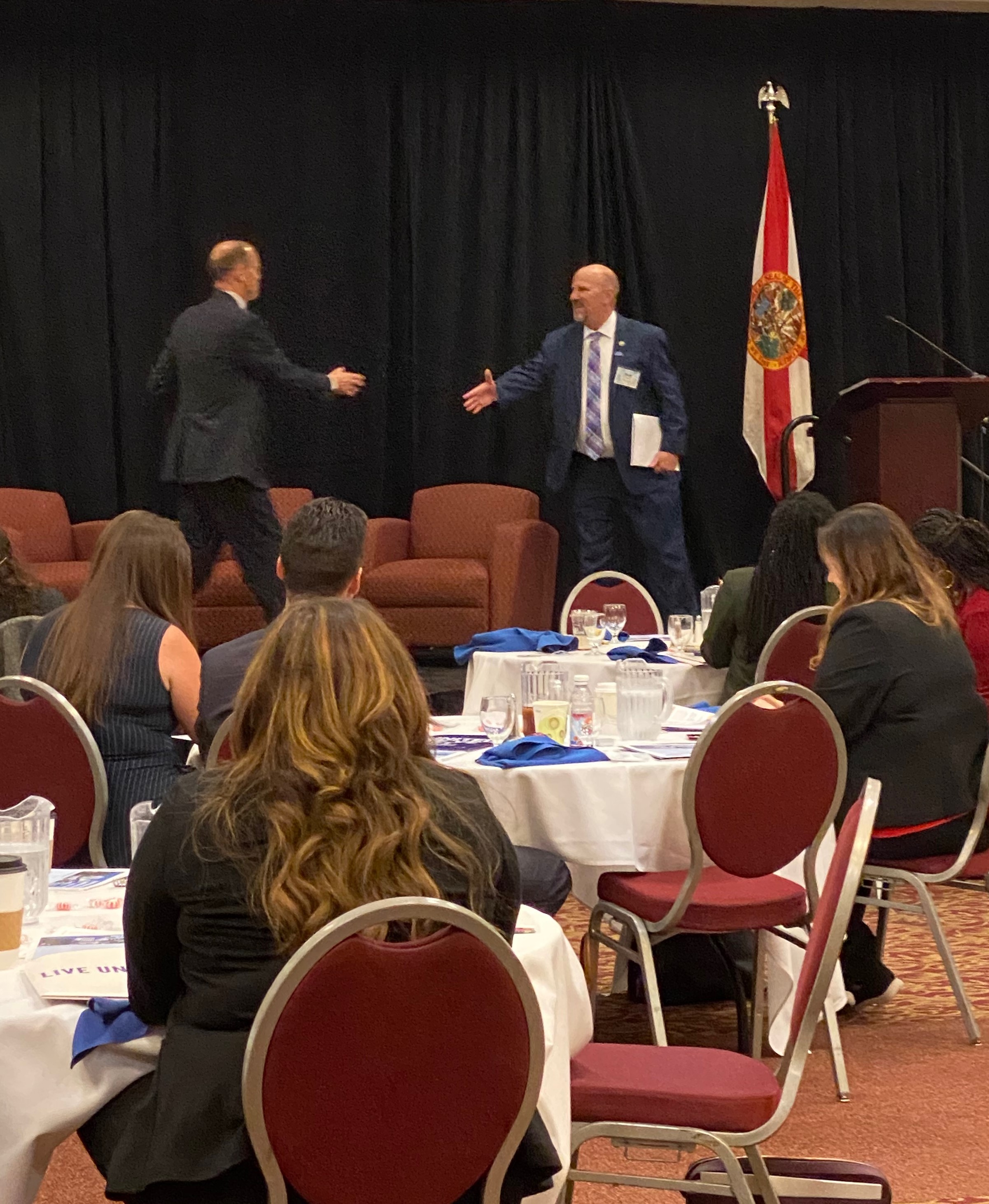 Rick welcomes Matthew Mears, Chancellor of Early Learning, Dept. of Education